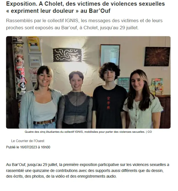 Le Courrier de l'Ouest - 16/07/2023 Le Courrier de l'Ouest - 16/07/2023