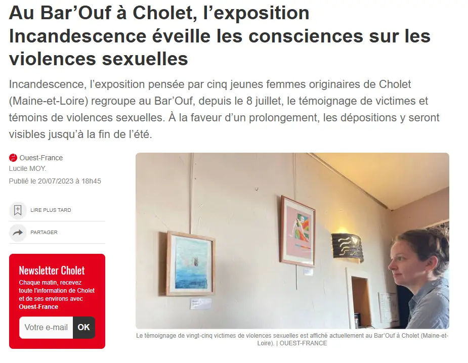 Ouest-France - 20/07/2023 Ouest-France - 20/07/2023